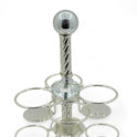 Silver-Plated Two-Tier Coffee Cup Holder