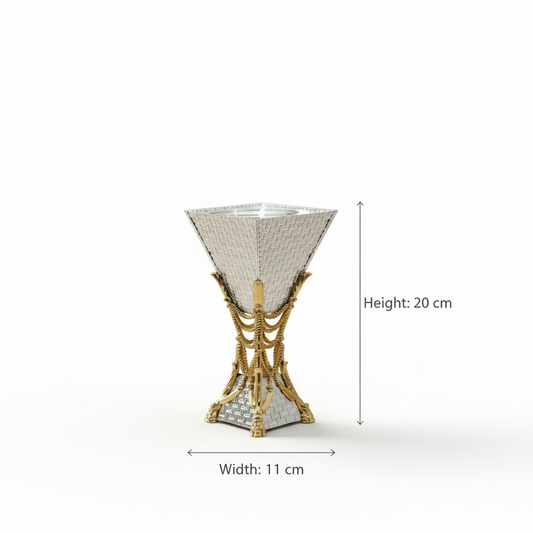Silver & Gold Small Incense Burner – (S)