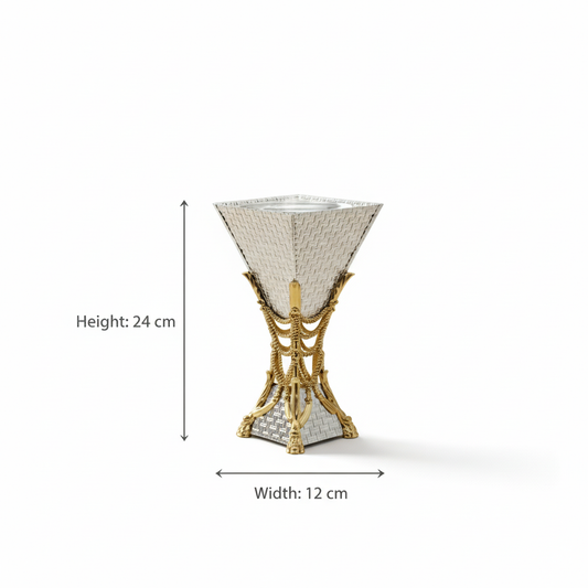 Silver & Gold Medium Incense Burner – (M)