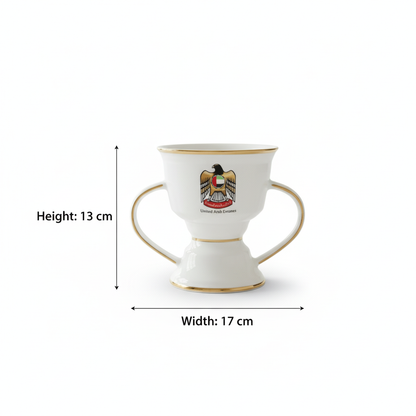 UAE Emblem Medium Incense Burner – Golden Details (M)