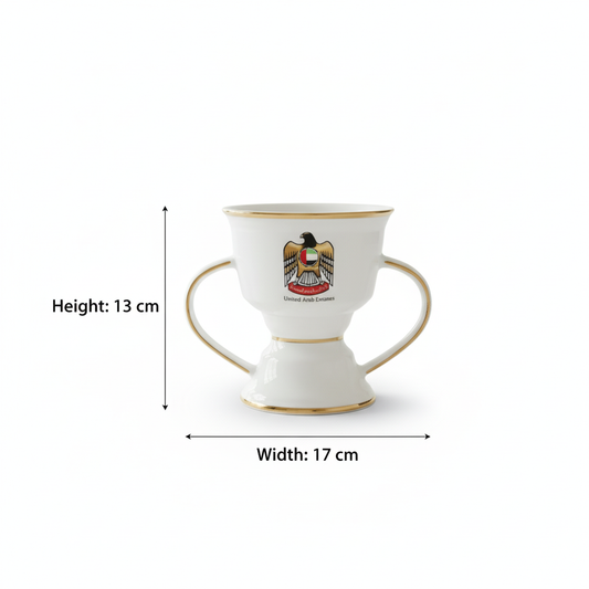 UAE Emblem Medium Incense Burner – Golden Details (M)