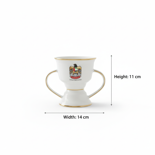 UAE Emblem Small Incense Burner – Golden Details (S)