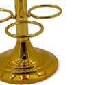 Gold-Plated Floral Coffee Cup Tree