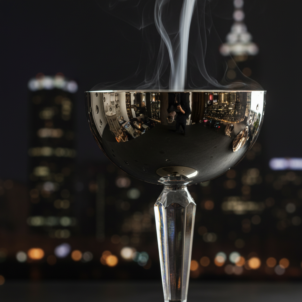 Contemporary Silver Incense Burner