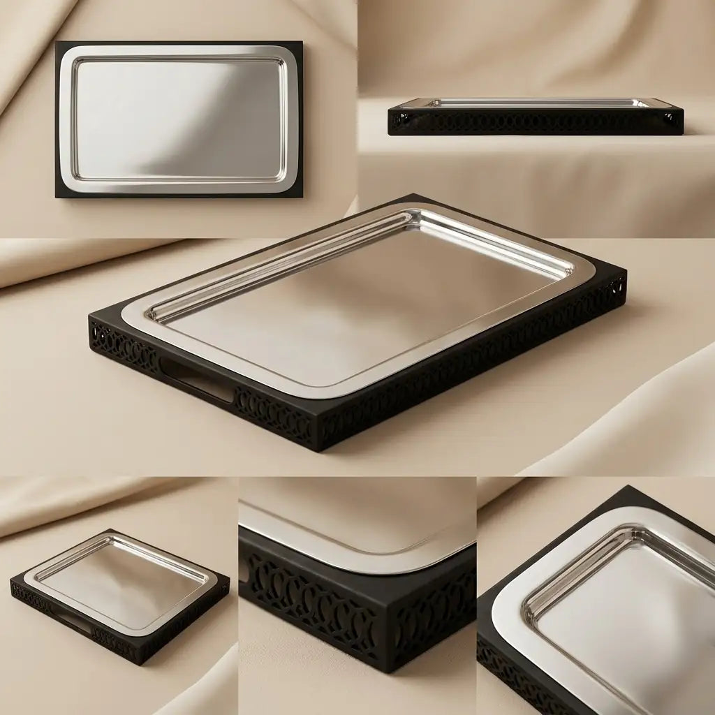 Modern Rectangular Serving Tray (L) - Mawaeen
