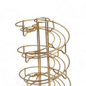 Gold-Plated Spiral Coffee Cup Holder