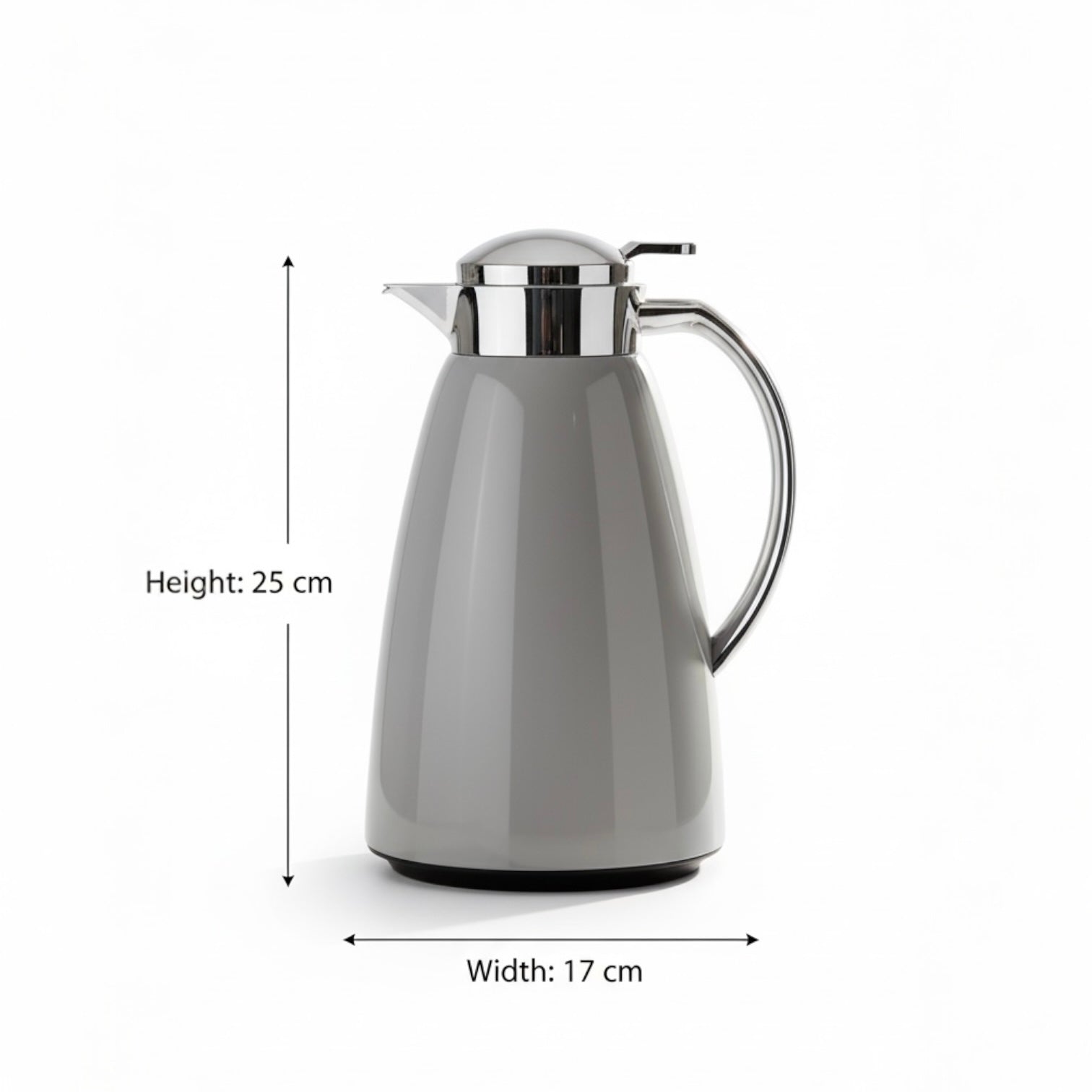 Emsa Premium Light Gray & silver Thermal Coffee Flask – 1L