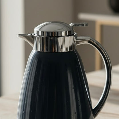 Emsa Premium Blue & Silver Thermal Coffee Flask – 1L