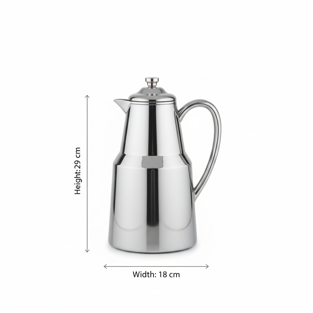 Pilsco Premium Thermal Flask – (Silver, 1.3L)