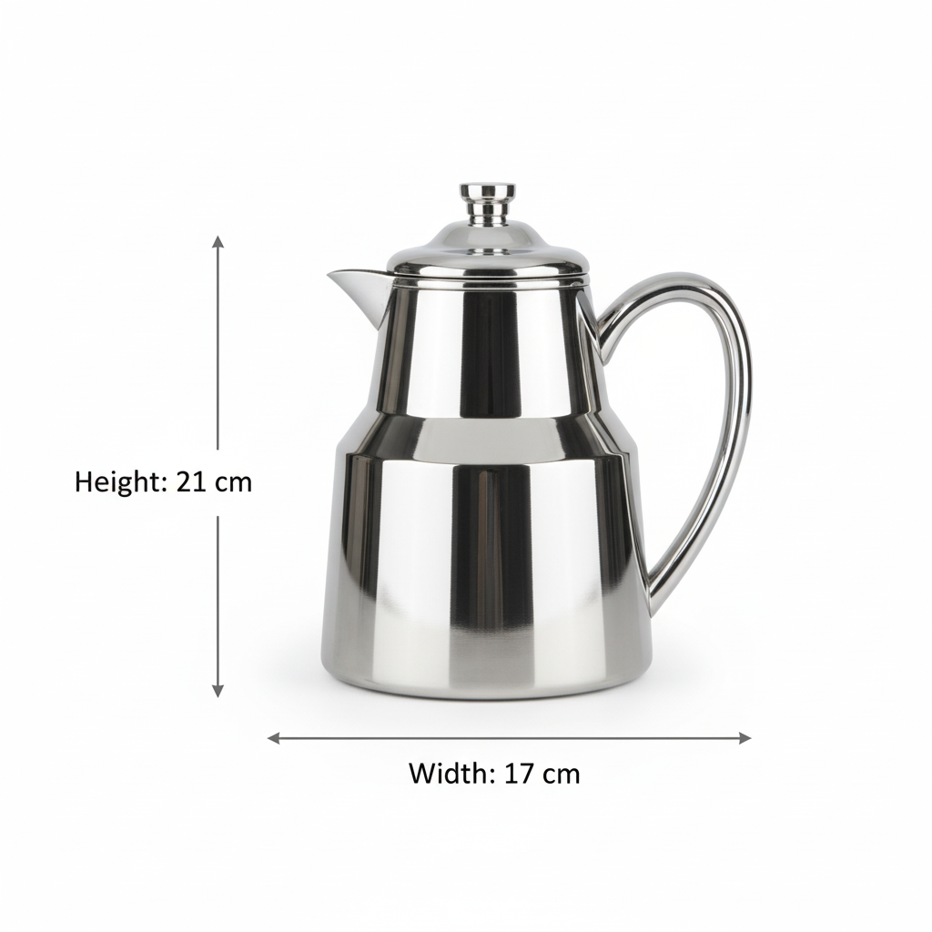 Pilsco Premium Thermal Flask – (Silver, 0.35L)