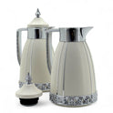 Almarjan 2-Piece Vacuum Flask Set with Carrying Basket