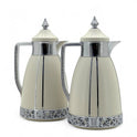 Almarjan 2-Piece Vacuum Flask Set with Carrying Basket
