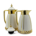 Almarjan 2-Piece Vacuum Flask Set with Carrying Basket