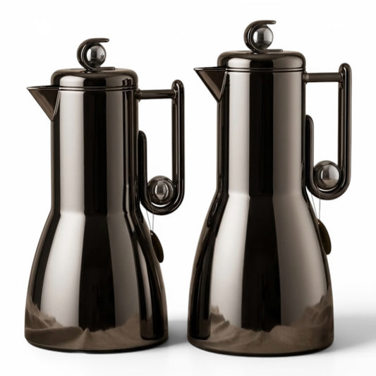 Al Marjan Flask Set Chrome/Silver - 1L + 1L