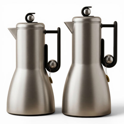 Al Marjan Flask Set M/Silver black - 1L + 1L - Mawaeen