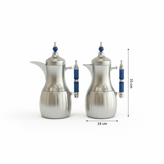 Premium Modern Dallah Set – Elegant Contemporary Design (1L + 1L)