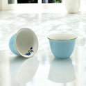 Elegant Beverage Set: Turkish Coffee, Arabic Coffee, Tea & Milk Tea