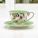 Garden Bloom Beverage Set: Turkish, Arabic, Milk Tea & Tea Glasses