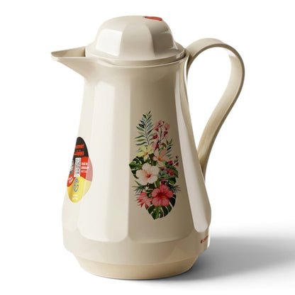 Rotpunkt German Vacuum Flask – Tropical Floral Print Edition (1.0 Liter)