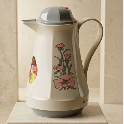 Rotpunkt German Vacuum Flask – Pink Floral Print Edition (1.0 Liter)
