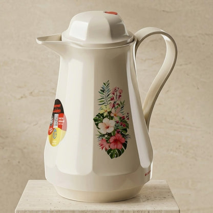 Rotpunkt German Vacuum Flask – Tropical Floral Print Edition (1.0 Liter)