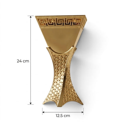 Luxury Golden Greek Key Incense Burner – (M)