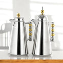 Modern Elegance Flask Set (2-Piece): Sleek Design, Multiple Colors (silver)