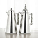 Modern Elegance Flask Set (2-Piece): Sleek Design, Multiple Colors (silver)