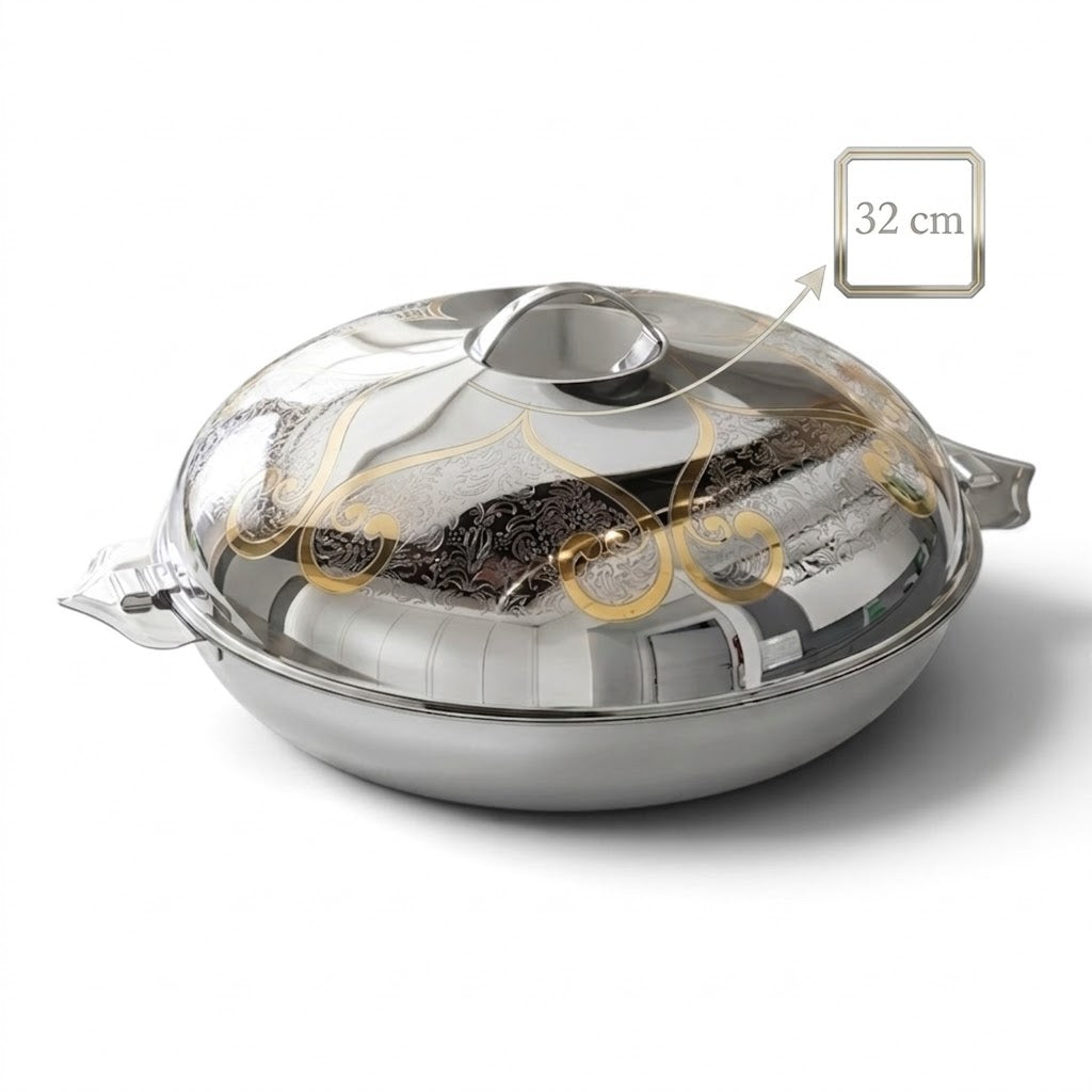 Pradeep 18/10 Stainless Steel Hotpot – 32 cm