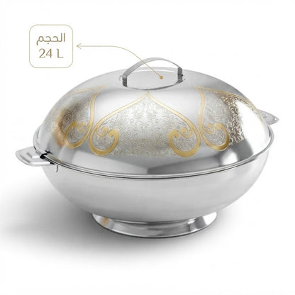 Pradeep 18/10 Stainless Steel Hotpot – 24 L