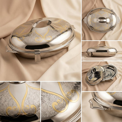 Pradeep Stainless Steel Insulated Hot Pot – 36 cm