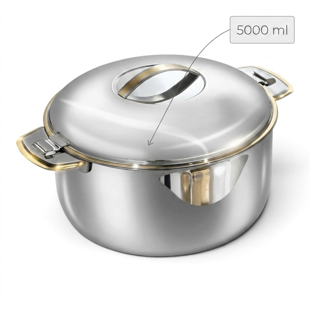 Pradeep Stainless Steel Insulated Hot Pot – 5000 ml