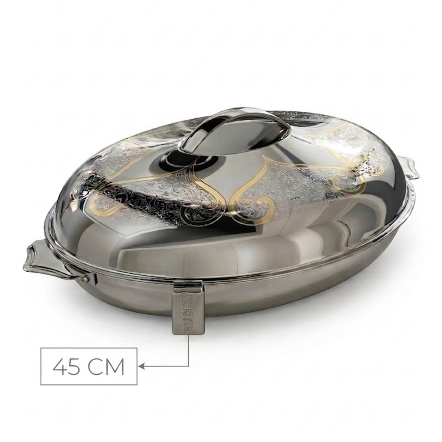 Pradeep Stainless Steel Insulated Hot Pot – 45 cm