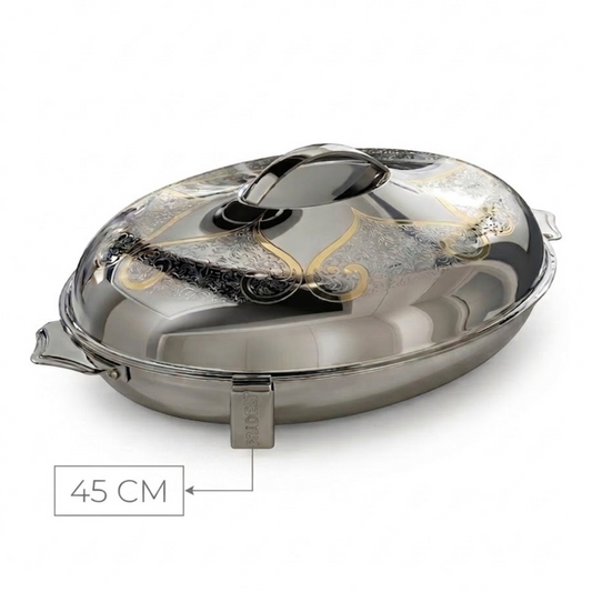 Pradeep Stainless Steel Insulated Hot Pot – 45 cm