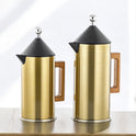 Almarjan Duo Flask Set: 1L & 0.6L Thermal Elegance - silver & gold