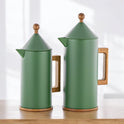 Almarjan Duo Flask Set: 1L & 0.6L Thermal Elegance - Green & Yellow