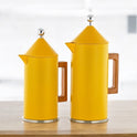 Almarjan Duo Flask Set: 1L & 0.6L Thermal Elegance - Green & Yellow