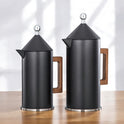 Almarjan Duo Flask Set: 1L & 0.6L Thermal Elegance - Black