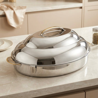 Pradeep Oval Stainless Steel Insulated Hot Pot – 27000 ml