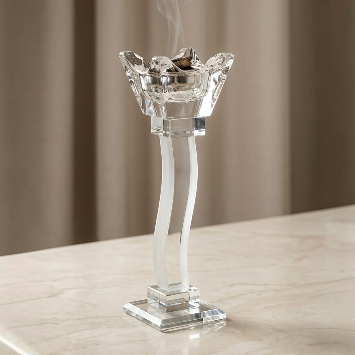 Luxury Crystal Incense Burner – Statement Home Decor (L)