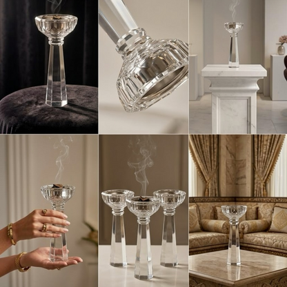 Compact Crystal Incense Burner (S)