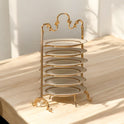 Plate Holder : Black, Silver, Gold, Ornate Design