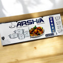 Arshia Premium Stainless Steel Cookware (Emphasizes premium quality)