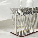 Complete 48-Piece Dining Elegance Set (Silver&Gold)