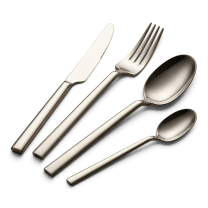 ARSHIA 95-Piece Stainless Steel Cutlery Set with Wooden Case