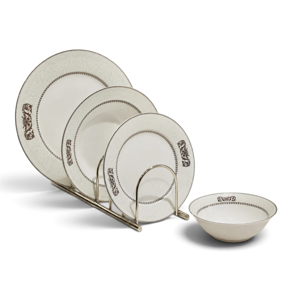 Luxury Fine Porcelain Dinner Set – 24 Pcs (Complete Service for 6)