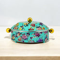 Floral Elegance Oval Hot Pot (Highlights the design) - Green