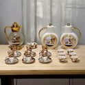 Luxury Arabian Coffee Flask Set (Highlights the product and style)