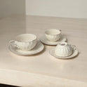 6-Piece Coffee & 6-Piece Tea with milk Collection (Clear and concise)