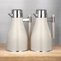 Almarjan Vacuum Flask Set ABS Push Button 1L + 1L - Elegant Serving